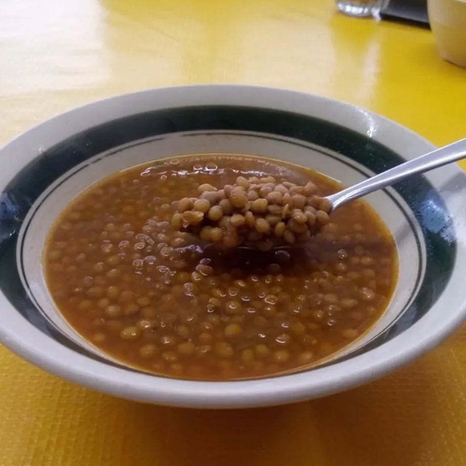 Plato de lentejas